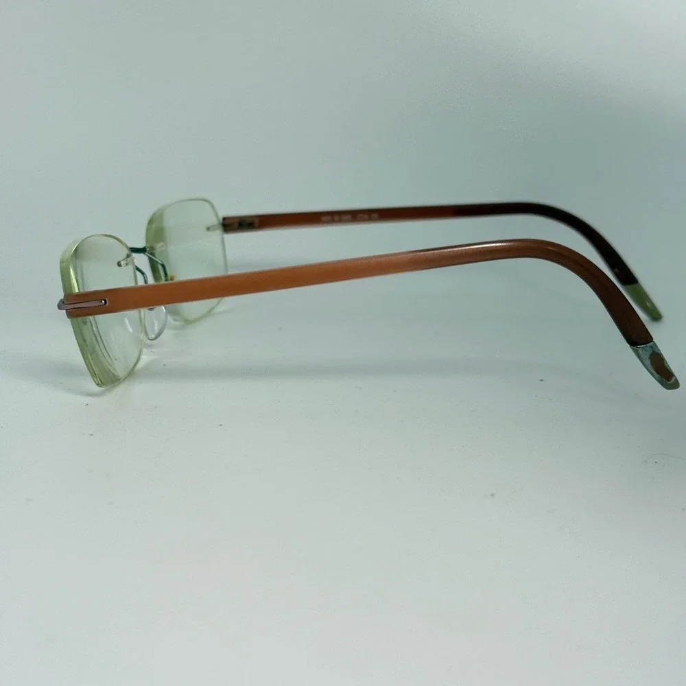 Silhouette 5379‎ 40 6055 Rimless Eyeglasses Frames Brown Austria 19 135 22521
